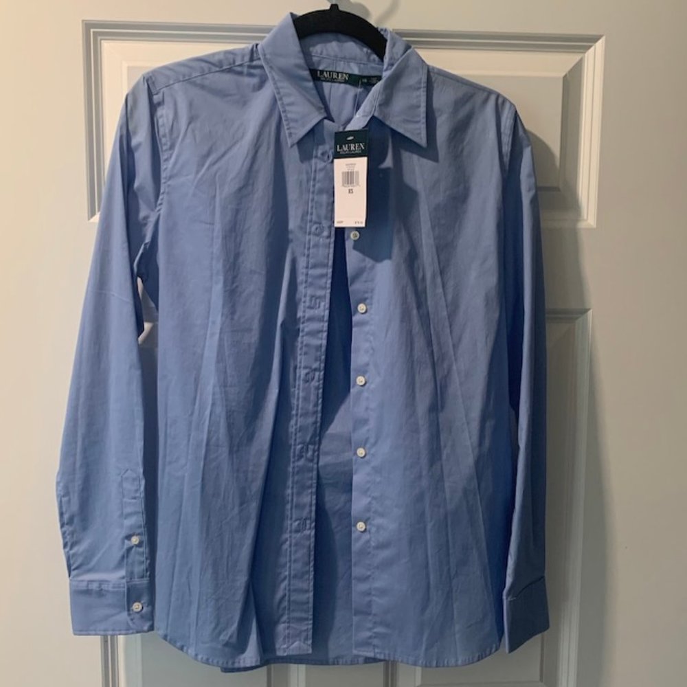 NWT Lauren Ralph Lauren Button Down Top